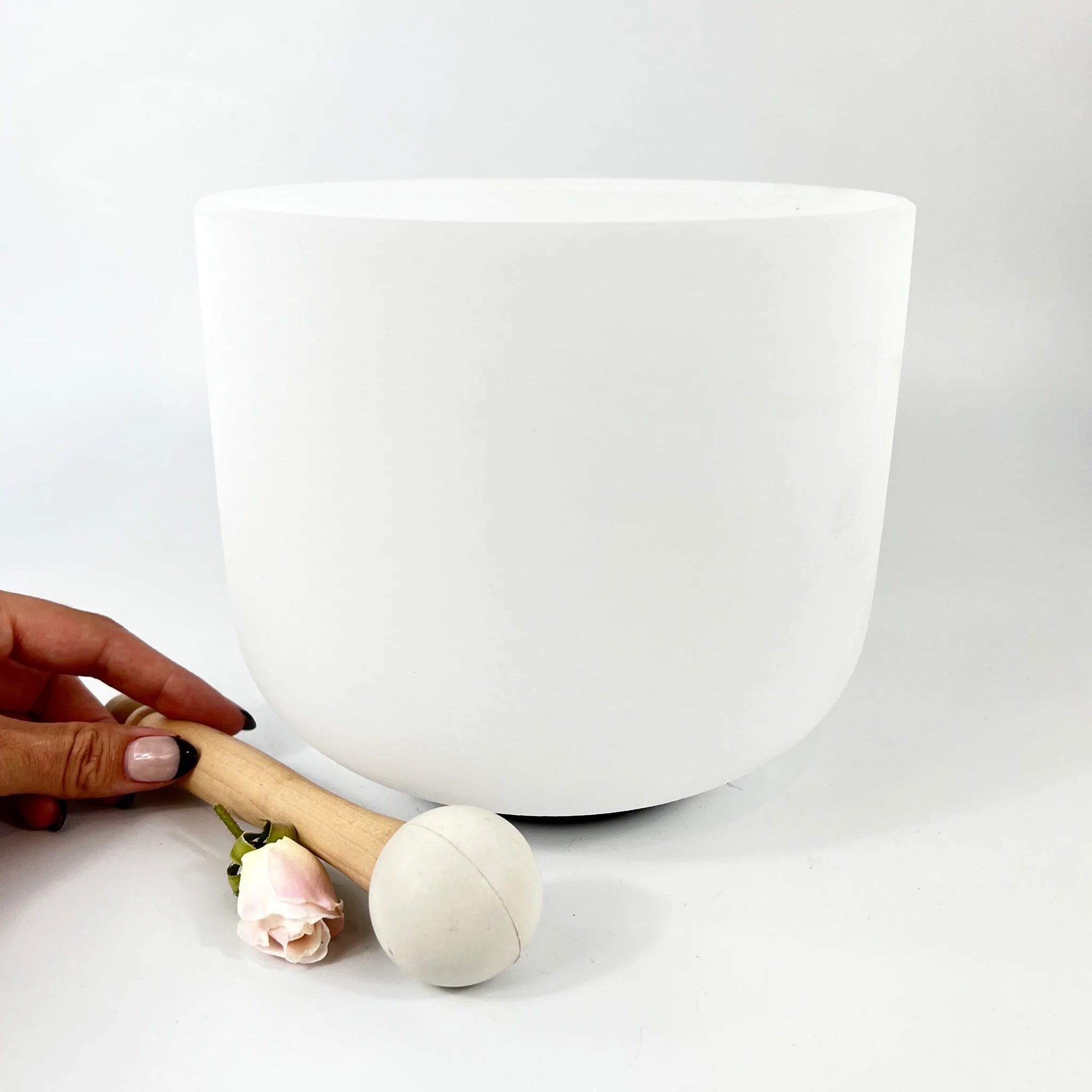 Solar plexus chakra 8" quartz crystal singing bowl | Perfect Pitch | ASH&STONE