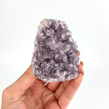 Load and play video in Gallery viewer, Crystals NZ: Lavender amethyst crystal cluster
