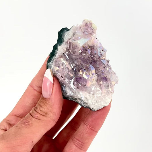 Crystals NZ: Angel aura quartz crystal