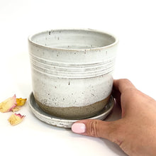 Load and play video in Gallery viewer, Bespoke NZ handmade ceramic plant holder &amp; dish
