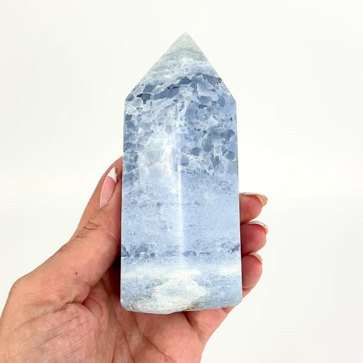 Crystals NZ: Large blue calcite crystal generator