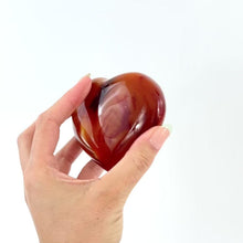 Load and play video in Gallery viewer, Crystals NZ: Carnelian crystal heart
