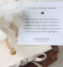 Load image into Gallery viewer, Petite shine your light necklace gold | ASH&amp;STONE Jewellery Shop NZ
