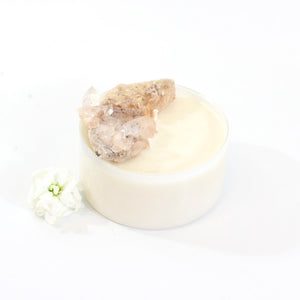 Large bespoke crystal garden | clear quartz crystal artisan candle | ASH&STONE Candles Auckland NZ