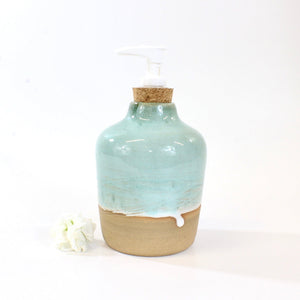 Bespoke NZ handmade ceramic soap dispenser | ASH&STONE Ceramics Shop Auckland NZ