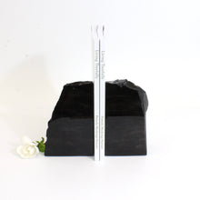 Load image into Gallery viewer, Large black obsidian bookends | ASH&amp;STONE Crystal Shop Auckland NZ
