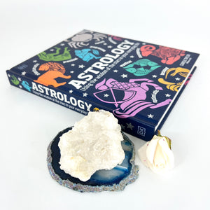 Books & Crystal Packs NZX: Astrology book & new energy crystal interior pack