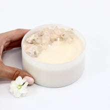 Load image into Gallery viewer, Large bespoke crystal garden | Himalayan quartz crystal artisan candle | ASH&amp;STONE Artisan Soy Candles Auckland NZ
