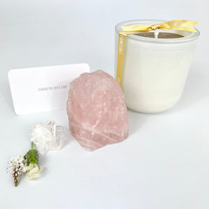 Crystals & Gifts NZ: Christmas Lily candle & crystal gift pack