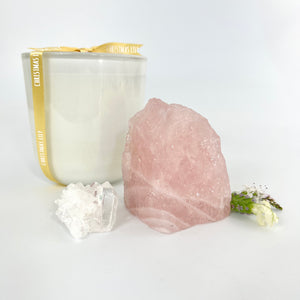 Crystals & Gifts NZ: Christmas Lily candle & crystal gift pack