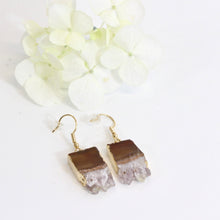 Load image into Gallery viewer, Amethyst crystal earrings | ASH&amp;STONE Crystal Jewellery Shop Auckland NZ
