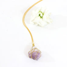 Load image into Gallery viewer, Amethyst crystal necklace 18&quot; chain | ASH&amp;STONE Crystal Jewellery Shop Auckland NZ
