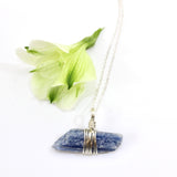 Bespoke NZ-made kyanite pendant with 18" chain | ASH&STONE Crystal Jewellery Shop