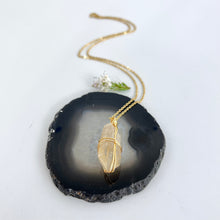 Load image into Gallery viewer, Crystal Jewellery NZ: Bespoke Kundalini natural citrine crystal necklace 20-inch chain
