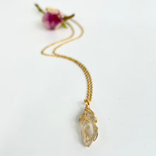Load image into Gallery viewer, Crystal Jewellery NZ: Bespoke Kundalini natural citrine crystal necklace 16-inch chain
