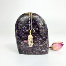 Load image into Gallery viewer, Crystal Jewellery NZ: Bespoke Kundalini natural citrine crystal necklace 16-inch chain
