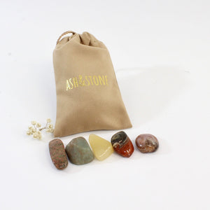 Crystal surprise | tumblestones & gift bag | ASH&STONE Crystals Shop Auckland NZ