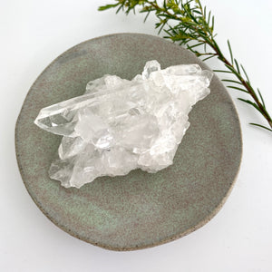 Crystal Packs NZ: Bespoke new beginnings crystal pack with NZ ceramic bowl