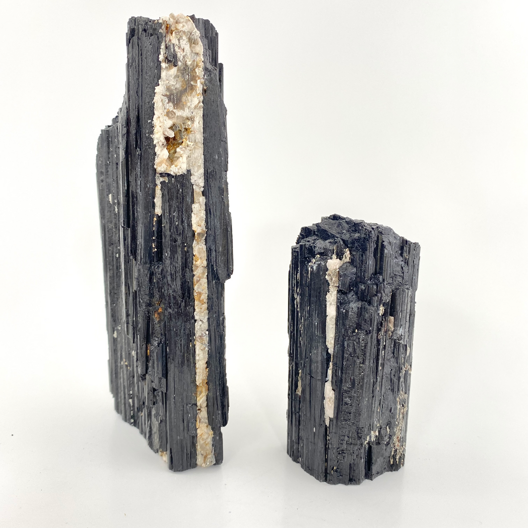 Large Crystals & Crystal Packs NZ: Black tourmaline crystal towers pack 2.1kg