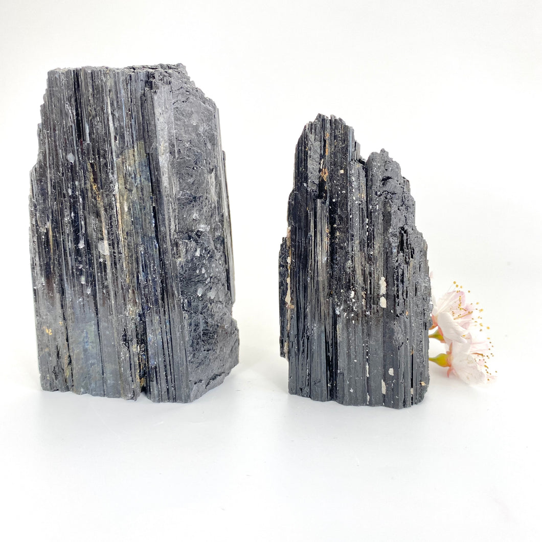 Crystal Packs NZ: Black tourmaline crystal towers interior pack