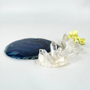 Crystal Packs NZ: Fresh energy clear quartz crystal interior pack