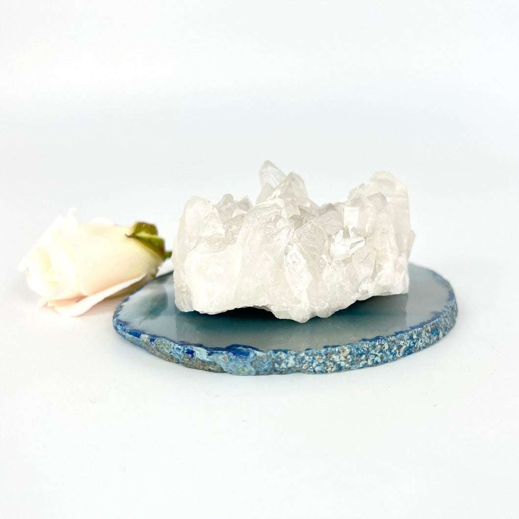 Fresh energy clear quartz crystal interior pack