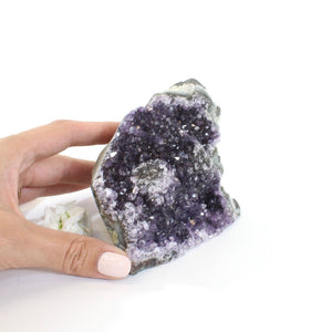 Amethyst crystal with cut base | ASH&STONE Crystals Shop Auckland NZ