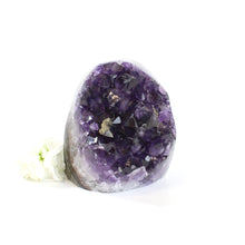 Load image into Gallery viewer, Polished amethyst crystal cluster with cut base | ASH&amp;STONE Crystals Shop Auckland NZ

