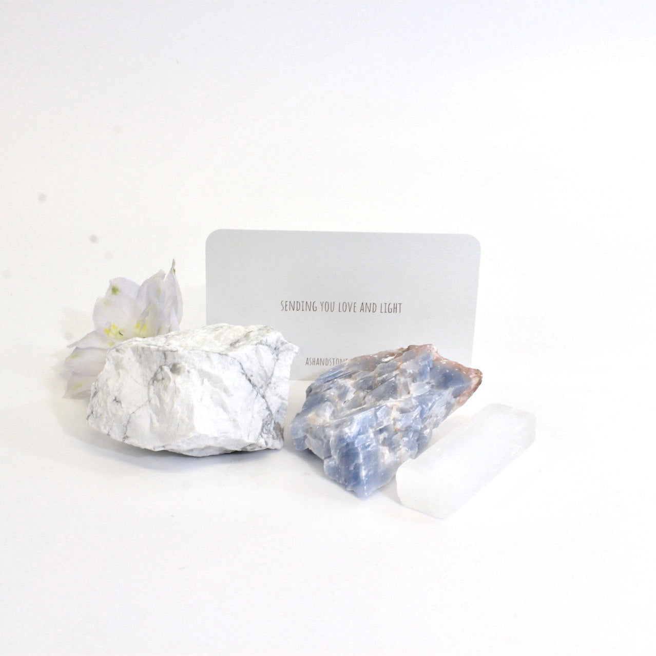 Calm crystal pack - release anxiety | ASH&STONE Crystals Shop Auckland NZ
