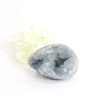 Load image into Gallery viewer, Celestite crystal egg | ASH&amp;STONE Crystal Shop Auckland NZ
