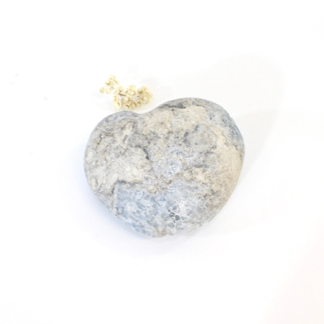 Celestite crystal heart | ASH&STONE Crystals Shop Auckland NZ