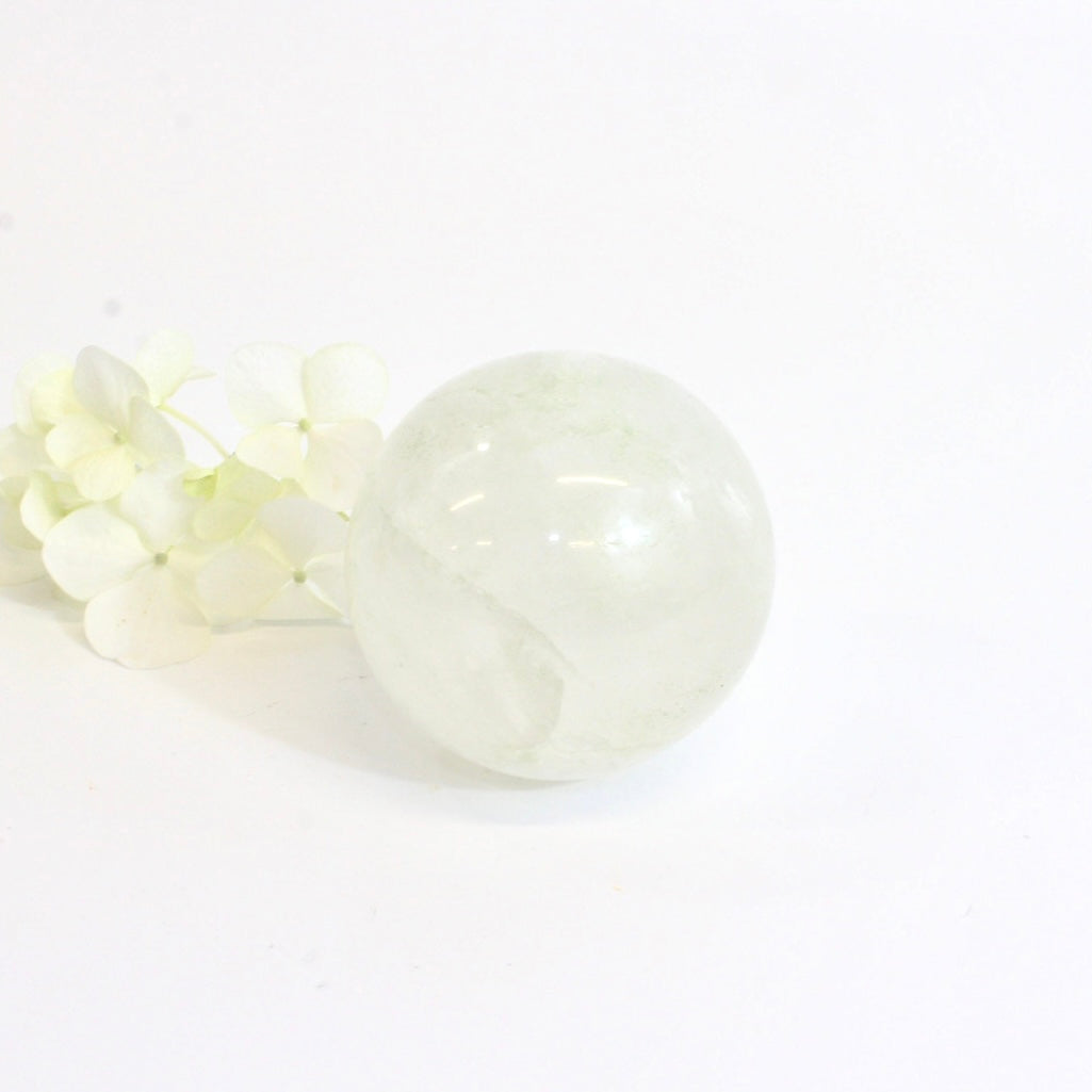 Clear quartz crystal sphere | ASH&STONE Crystals Shop Auckland NZ