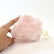 Load image into Gallery viewer, Large rose quartz crystal chunk 1.7kg | ASH&amp;STONE Crystals Shop Auckland NZ
