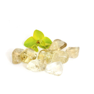 Natural citrine small crystal tumblestone  | ASH&STONE Crystals Shop