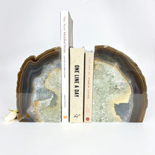 Load image into Gallery viewer, Crystals NZ: Large agate crystal bookends
