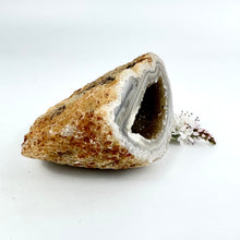 Load image into Gallery viewer, Crystals NZ: Agate crystal geode half
