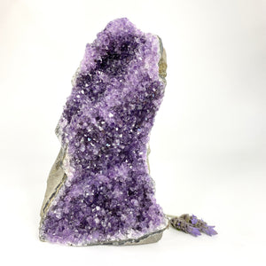 Large crystals NZ: Large amethyst crystal cluster