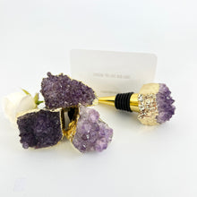 Load image into Gallery viewer, Crystals NZ: Amethyst crystal wine stopper
