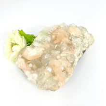 Load image into Gallery viewer, Crystals NZ: Green &amp; clear apophyllite crystal cluster with zeolite
