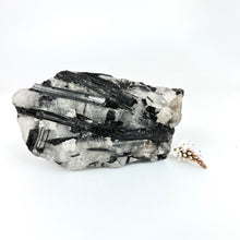 Load image into Gallery viewer, Crystals NZ: Black tourmaline in quartz crystal A grade
