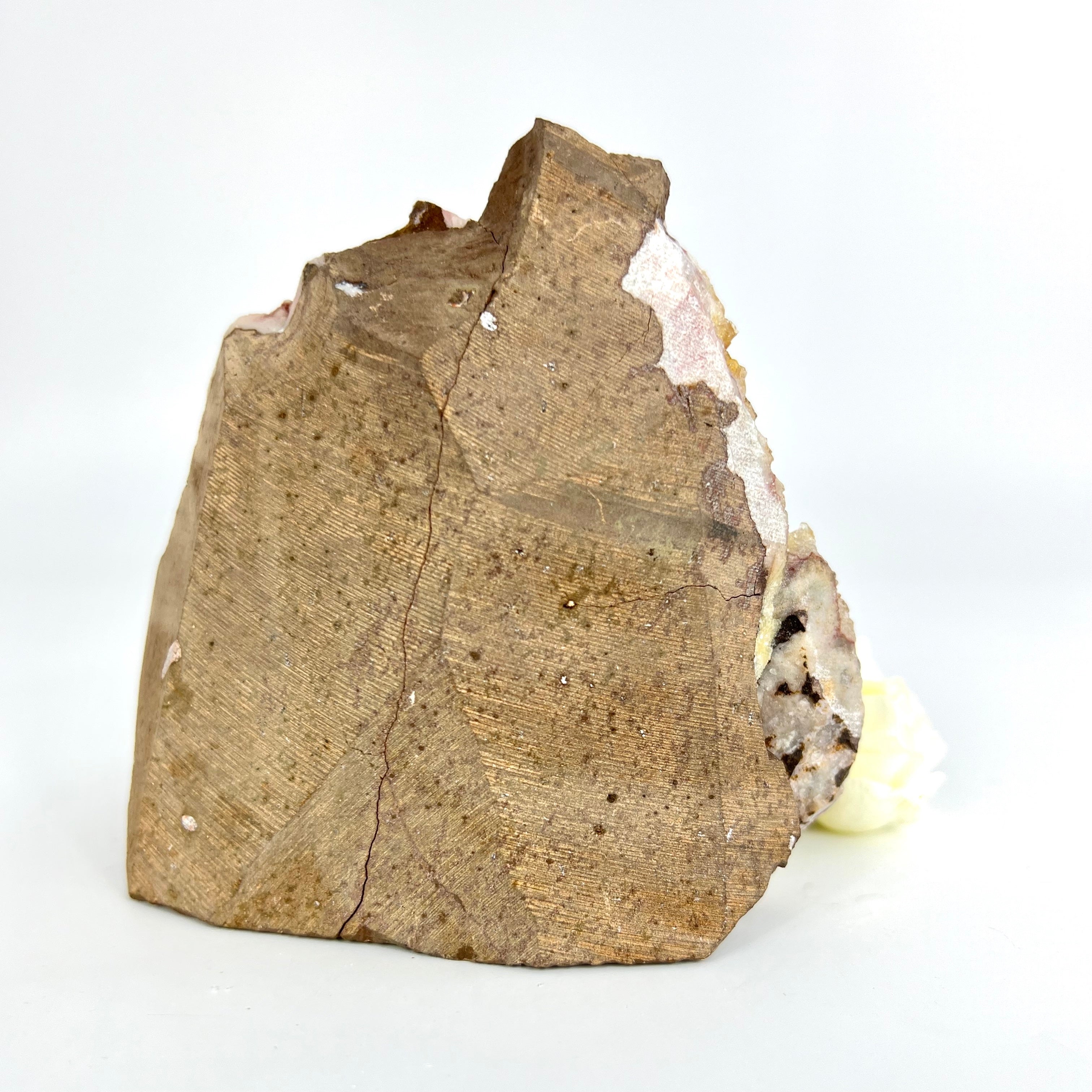 Crystals NZ: Citrine crystal cluster with cut base