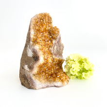 Load image into Gallery viewer, Crystals NZ: Citrine crystal cluster with cut base
