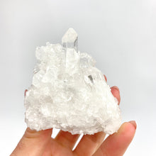 Load image into Gallery viewer, Crystals NZ: Clear quartz crystal cluster
