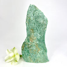 Load image into Gallery viewer, Crystals NZ: Fuchsite crystal tower with cut base
