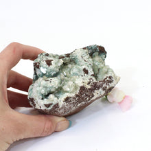 Load image into Gallery viewer, Green apophyllite with stilbite crystal cluster | ASH&amp;STONE Crystals NZ
