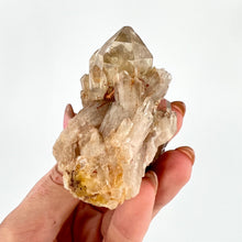Load image into Gallery viewer, Crystals NZ: Kundalini Natural Citrine Crystal Cluster with phantom- extremely rare
