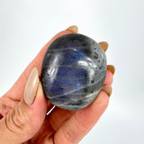 Crystals NZ: Lavender labradorite crystal worry stone