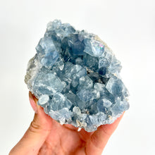 Load image into Gallery viewer, Crystals NZ: Celestite crystal cluster 1kg
