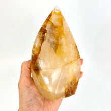 Load image into Gallery viewer, Crystals NZ: Large golden healer crystal flame
