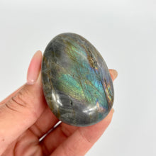 Load image into Gallery viewer, Crystals NZ: Lavender labradorite crystal worry stone

